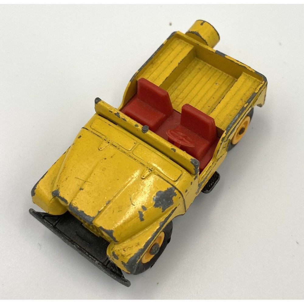 Vintage Lesney Matchbox‎ Series No. 72 Yellow Jeep